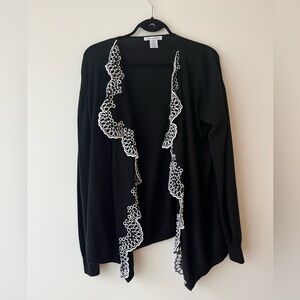 Oscar de la Renta lace detail cardigan | worn only once